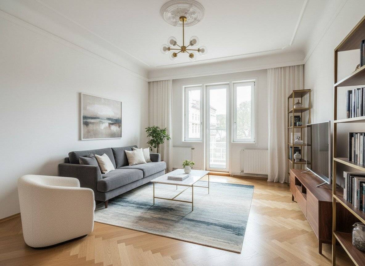 Wohnung mit Loggia und Aufzug in zentraler Lage