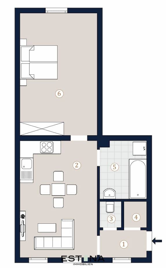 Attic apartment in prime location | Near Naschmarkt