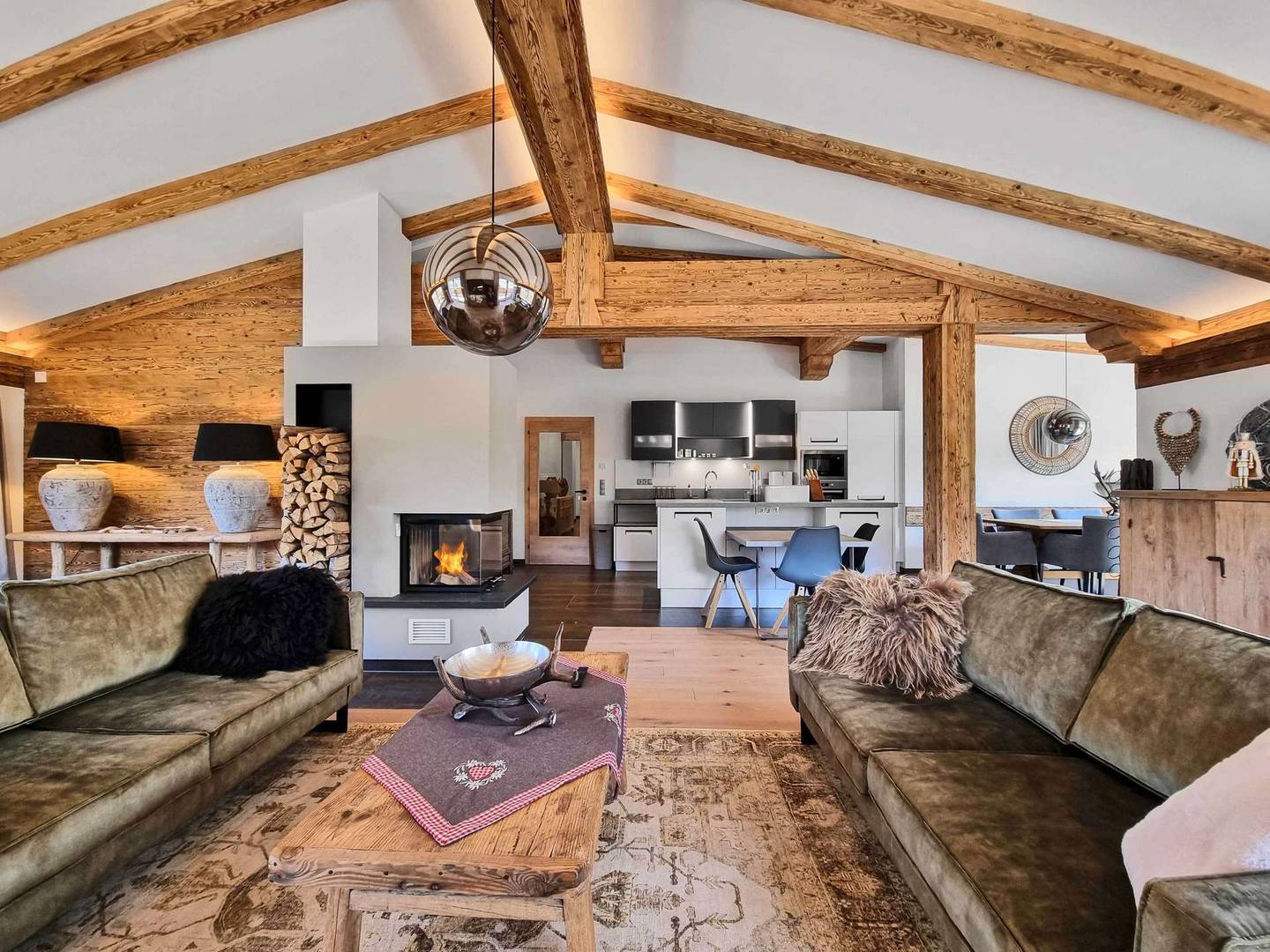 Penthouse mit Panoramablick und eigener Sauna