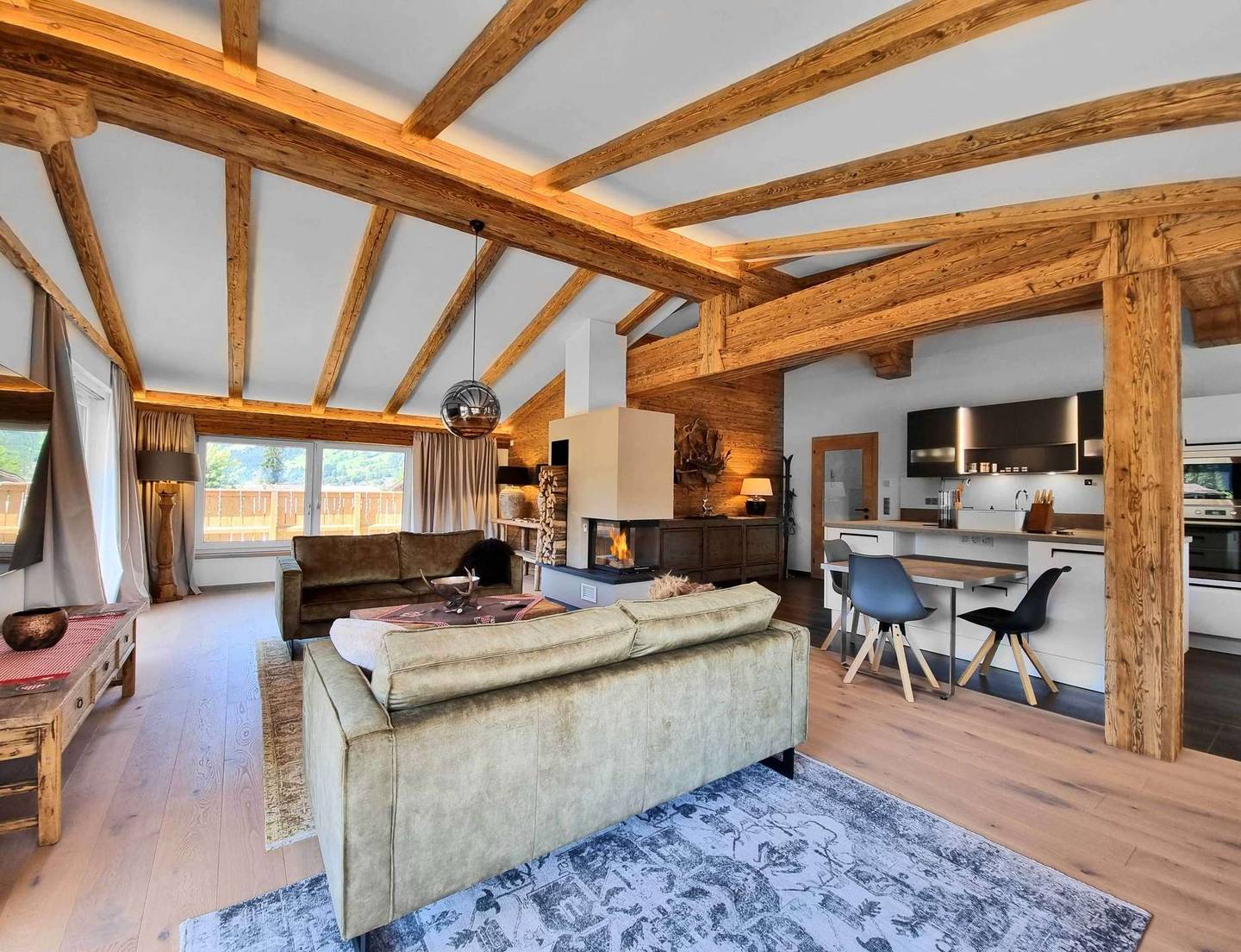 Penthouse mit Panoramablick und eigener Sauna