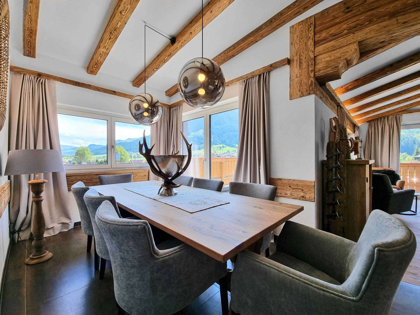 Penthouse mit Panoramablick und eigener Sauna