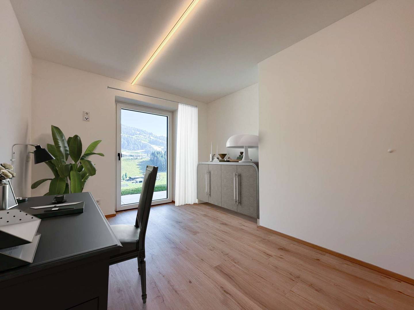 Unverbaubare Maisonette-Wohnung in Westendorf mit Balkon & Garten