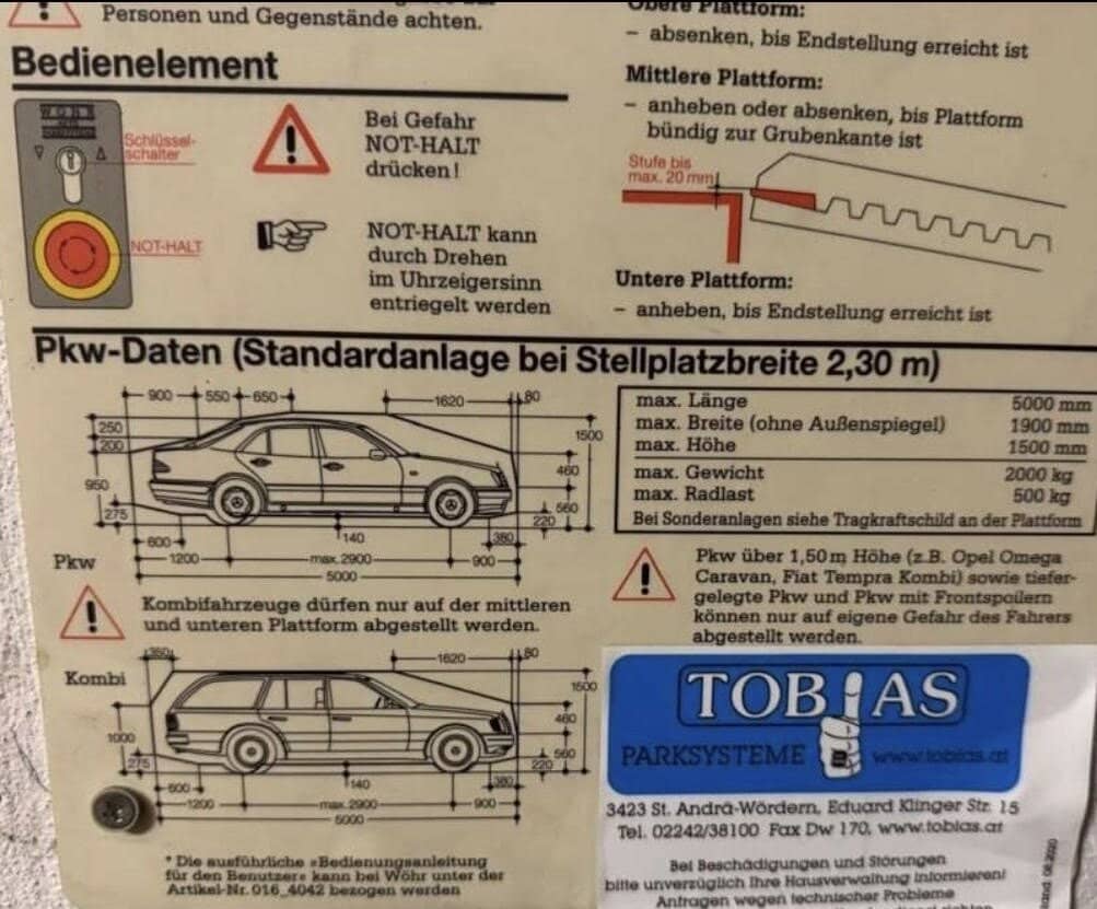 Garage parking space for rent in 1040 Vienna - Margaretenstraße