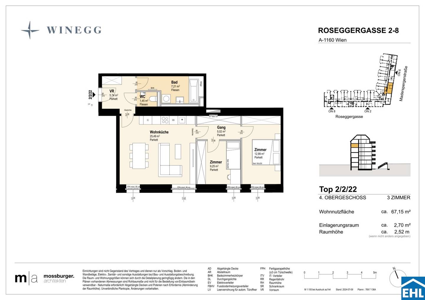 Apartment in an old building first occupancy with underfloor heating