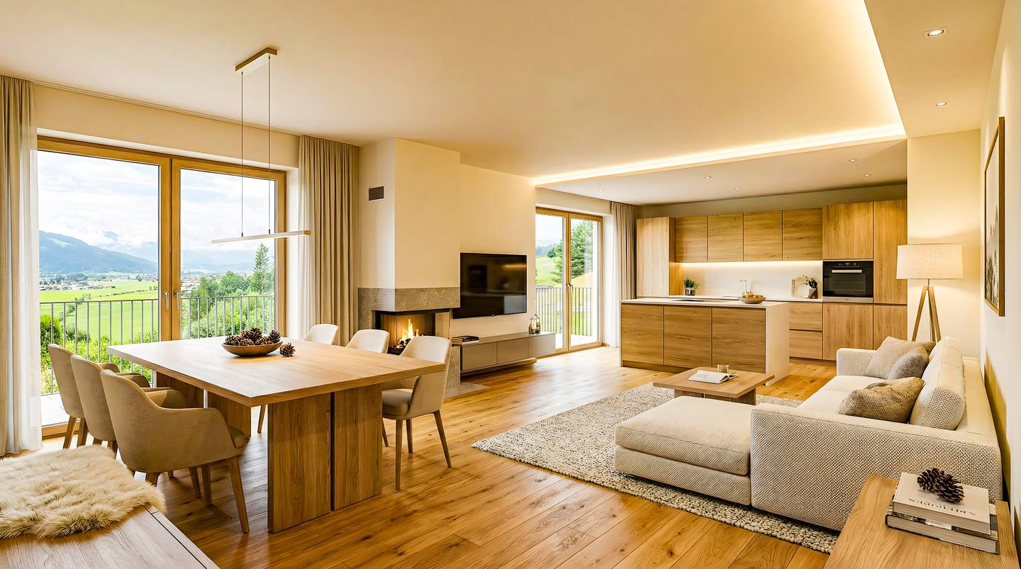 Wohnung mit Horn und Kaiserblick in erhöhter Lage