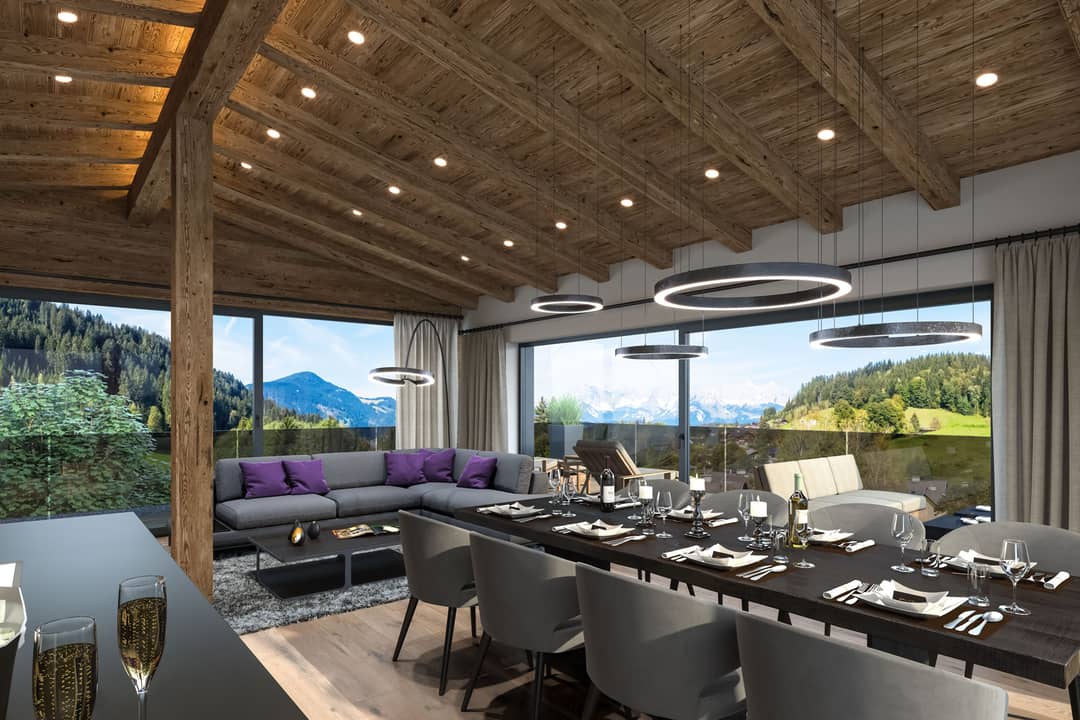 Penthouse 173 m² two balconies near the center