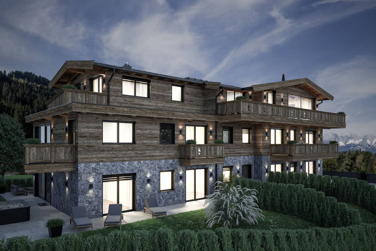 Penthouse 173 m² two balconies near the center