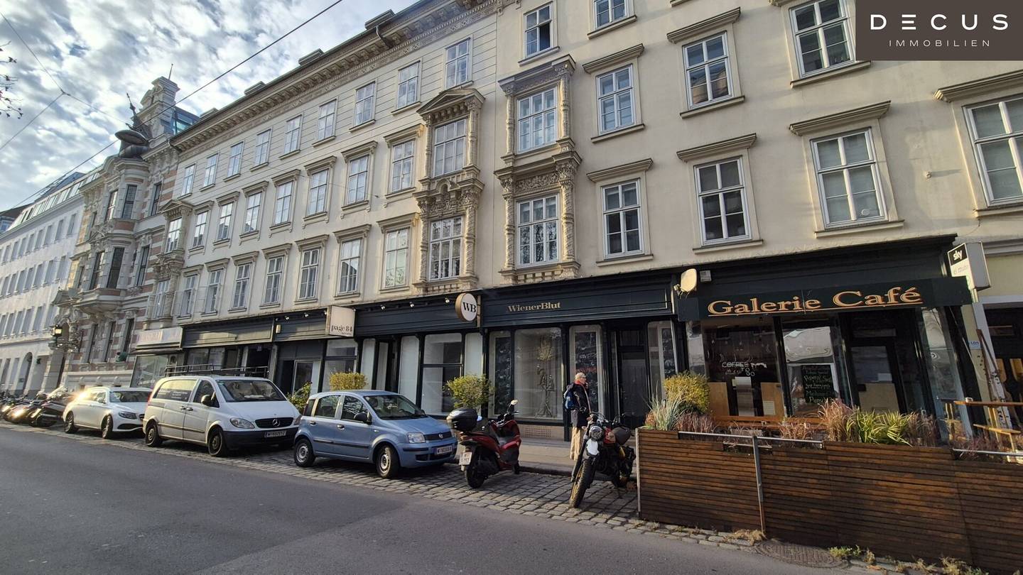 | GROSSFLÄCHIGE GLASFRONT | 1050 WIEN | UNBEFRISTET VERMIETET |