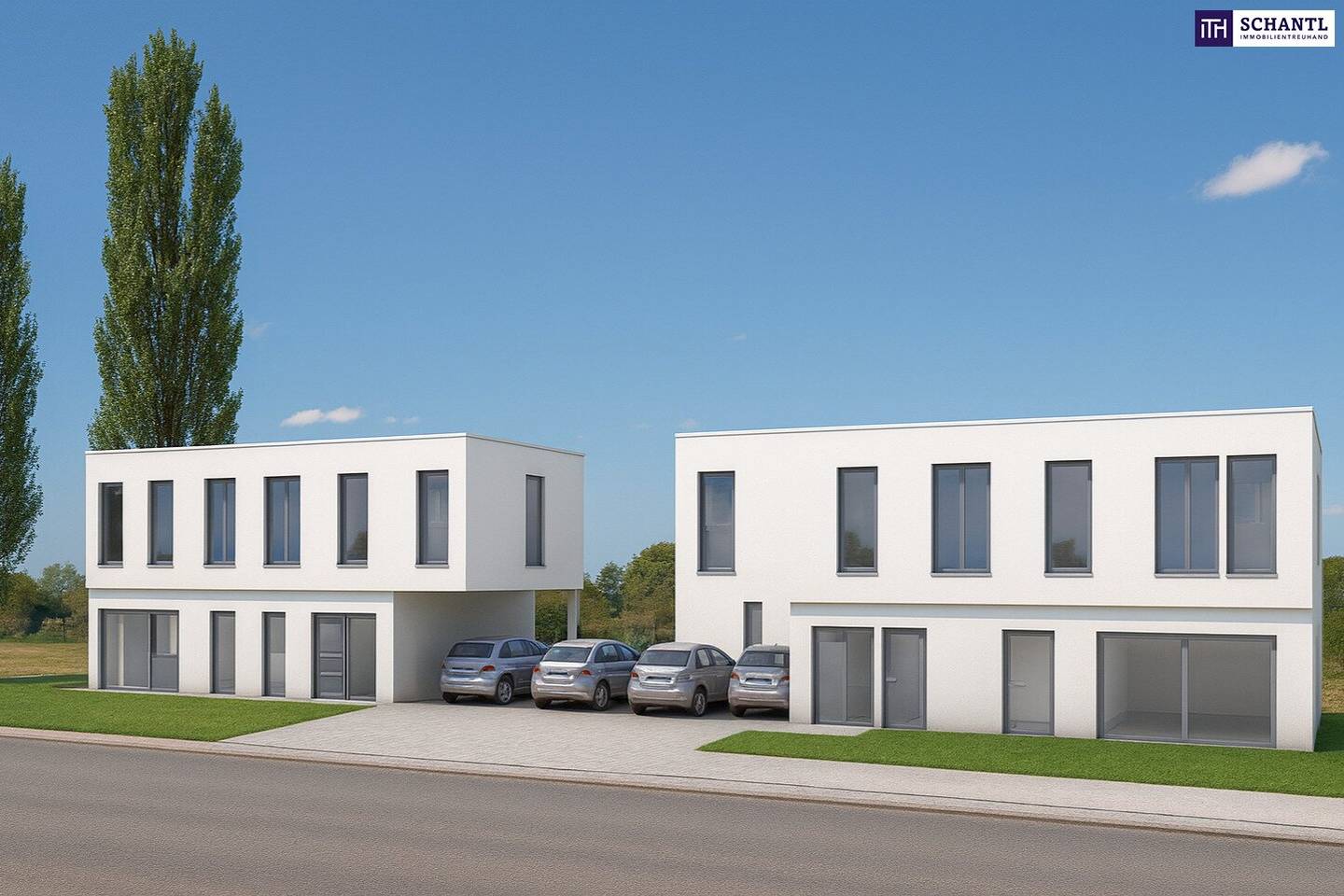 Einfamilienhaus in Deutsch-Wagram: 2 identische Einheiten, 103 m²