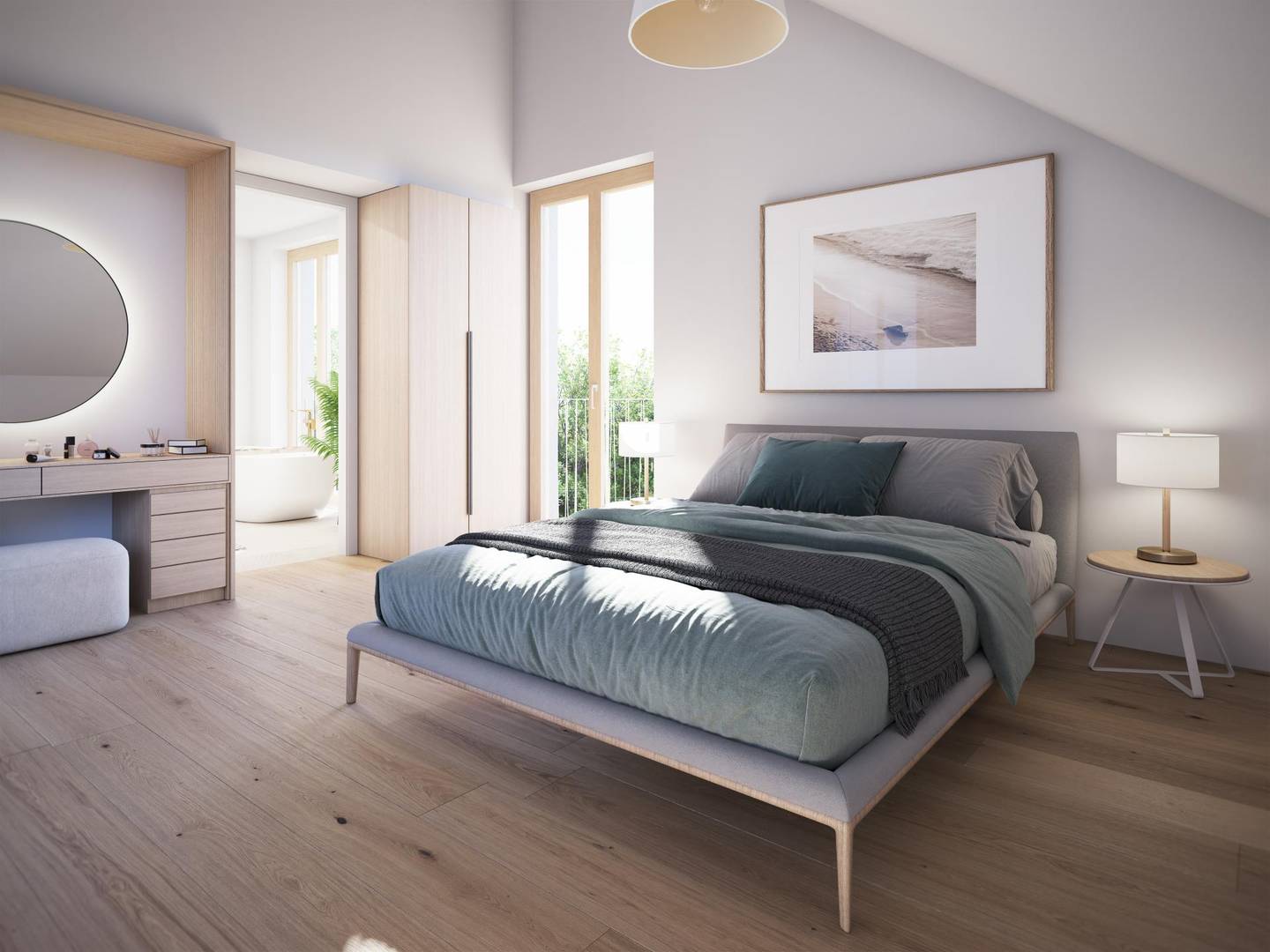 Apartment on Römerberg bright two level design
