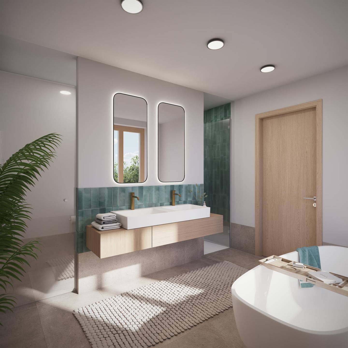 Apartment on Römerberg bright two level design