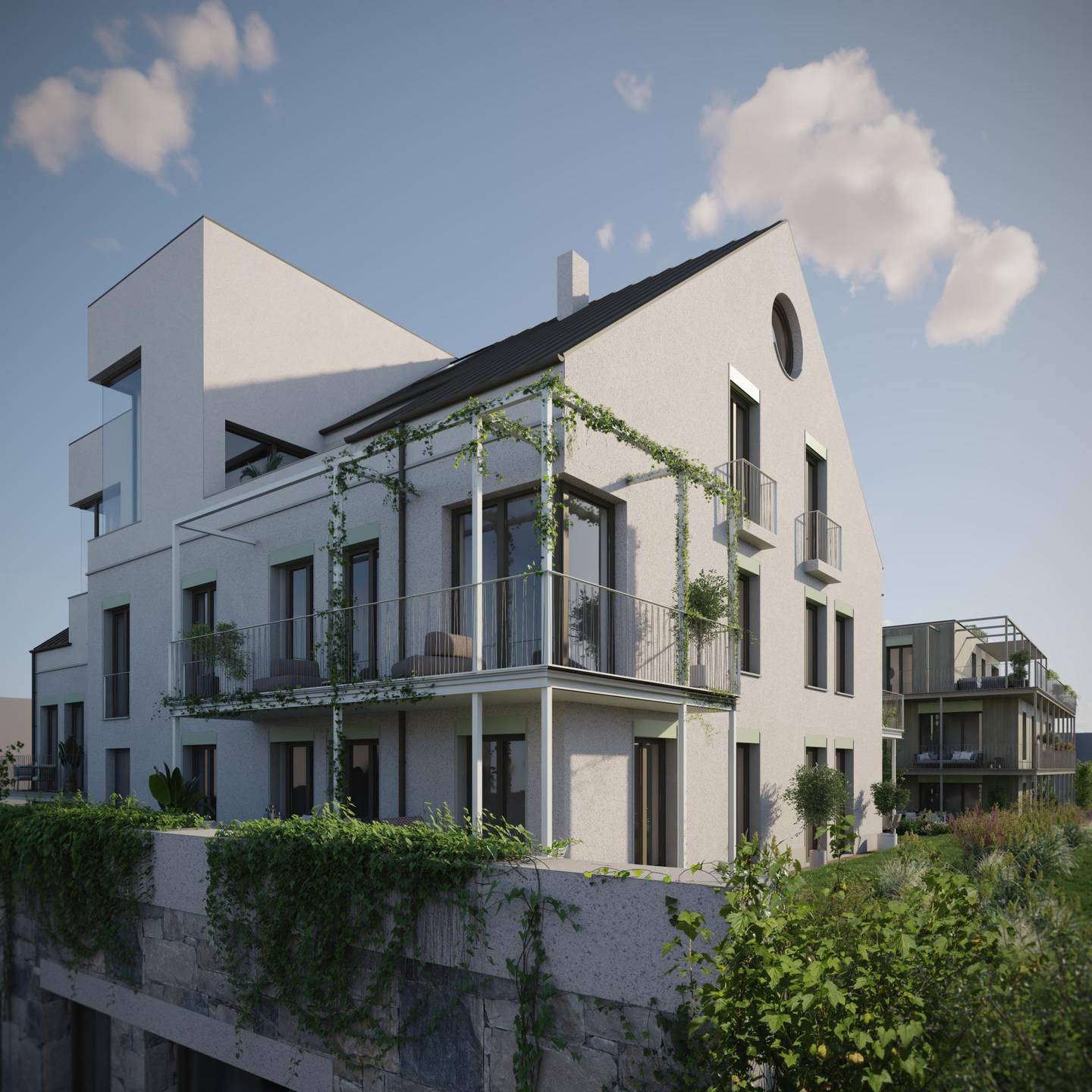 Apartment in Stadthaus with wide view