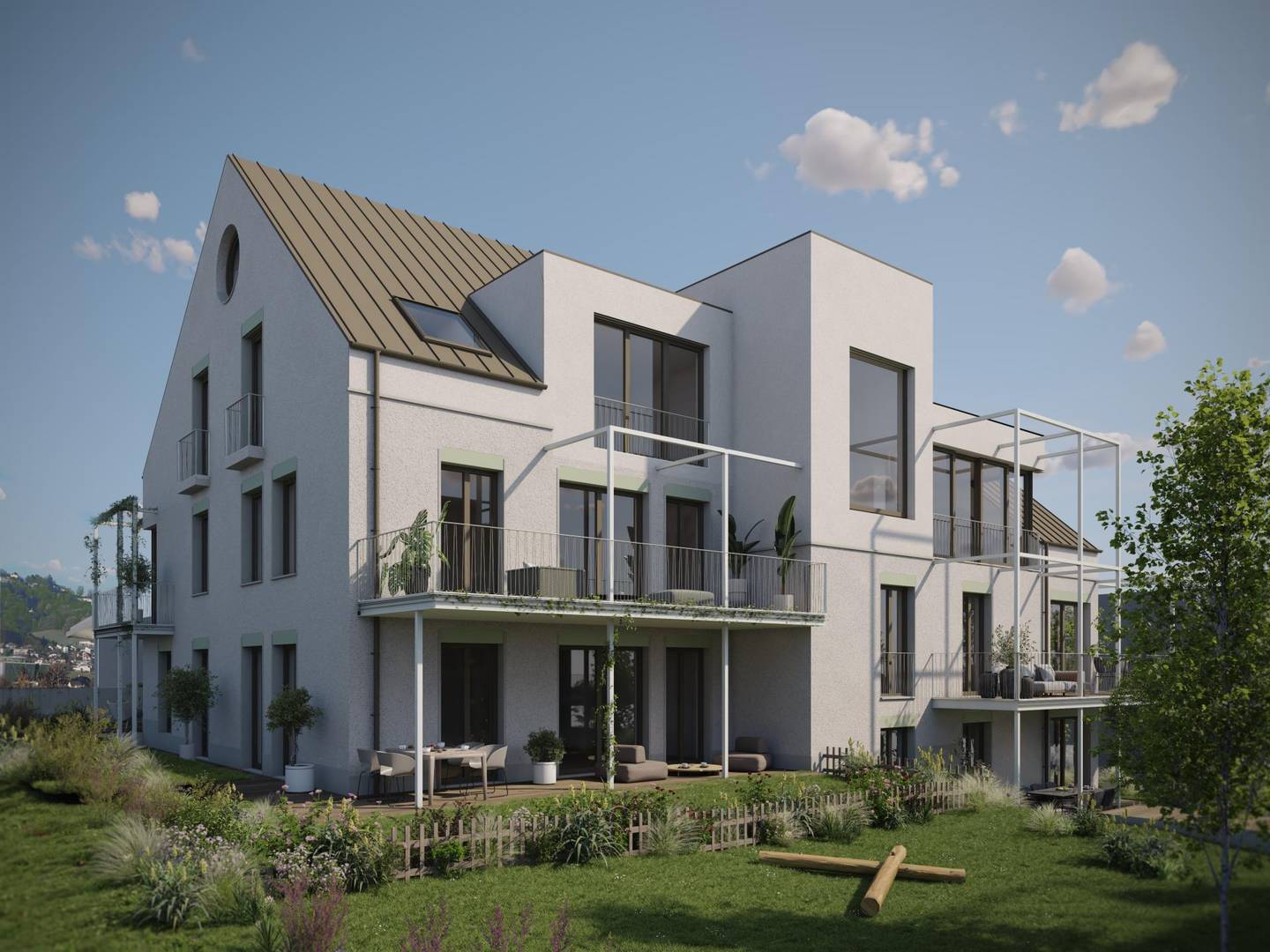 Apartment in a townhouse on Römerberg with terrace and garden