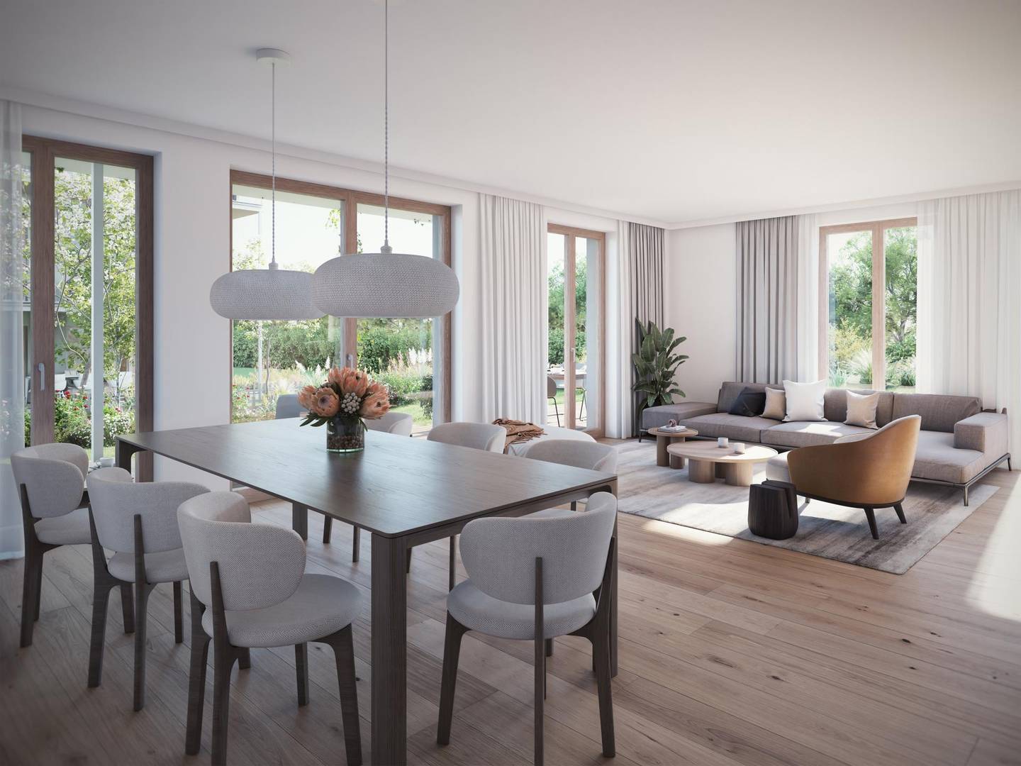 Ground floor apartment with garden terrace Linz