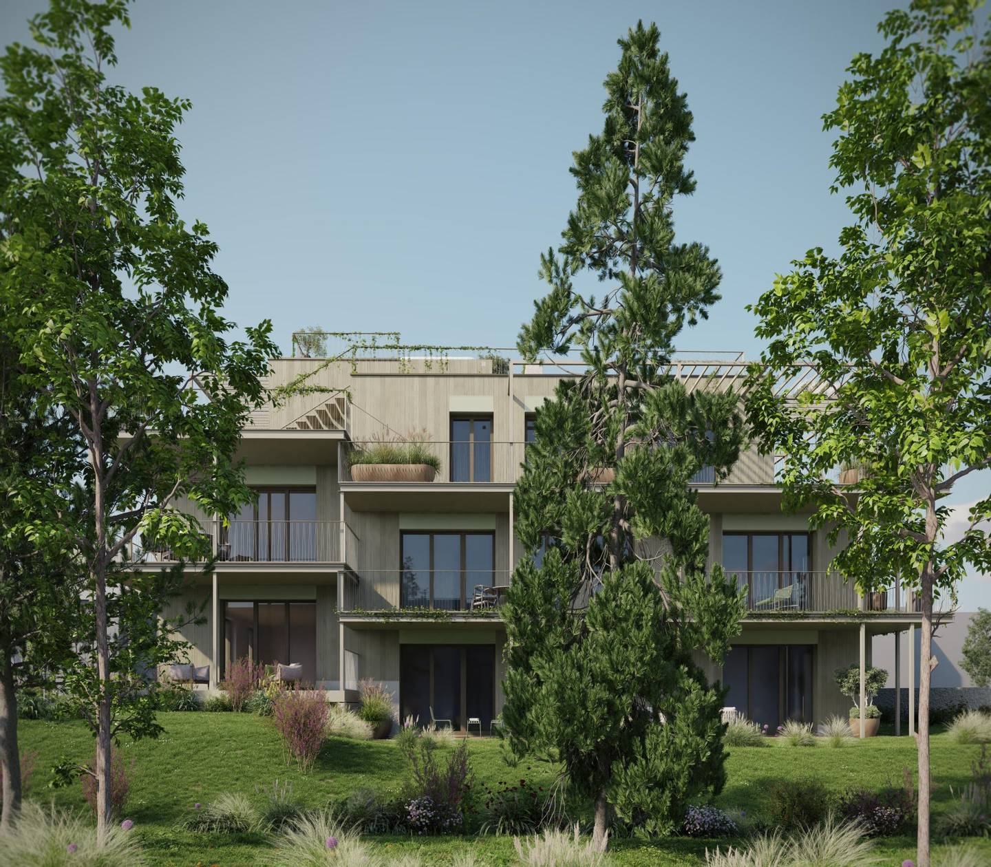 Ground floor apartment with garden terrace Linz