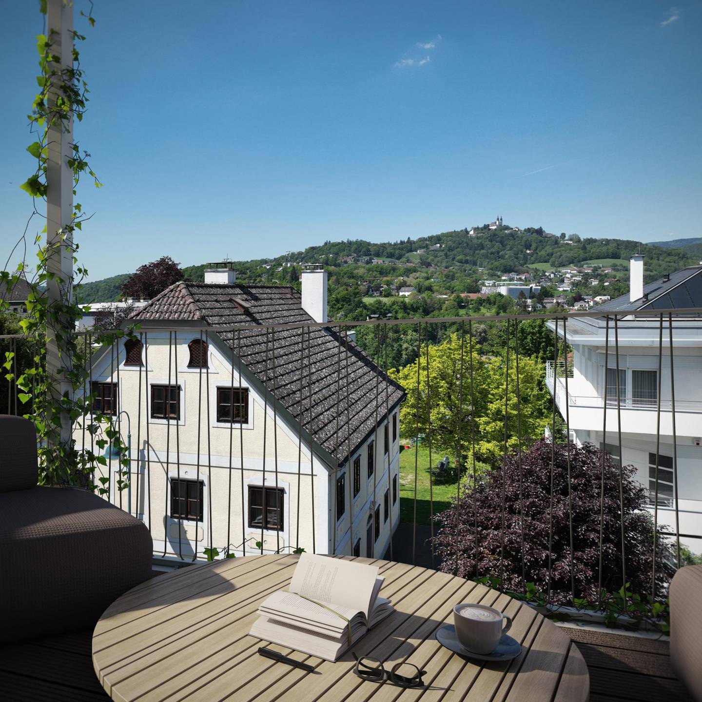 Apartment in Römerberg Garden House with Balcony