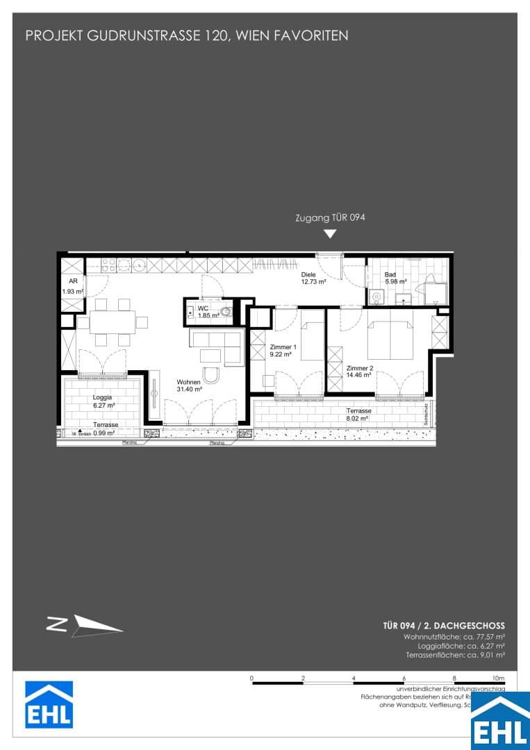 Wohnung Neubau Erstbezug nahe U1 Keplerplatz
