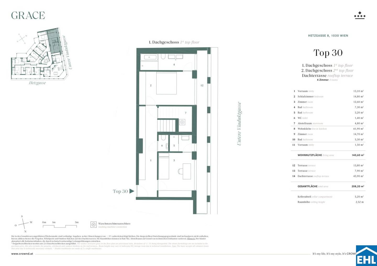 Newly built apartment near Prater