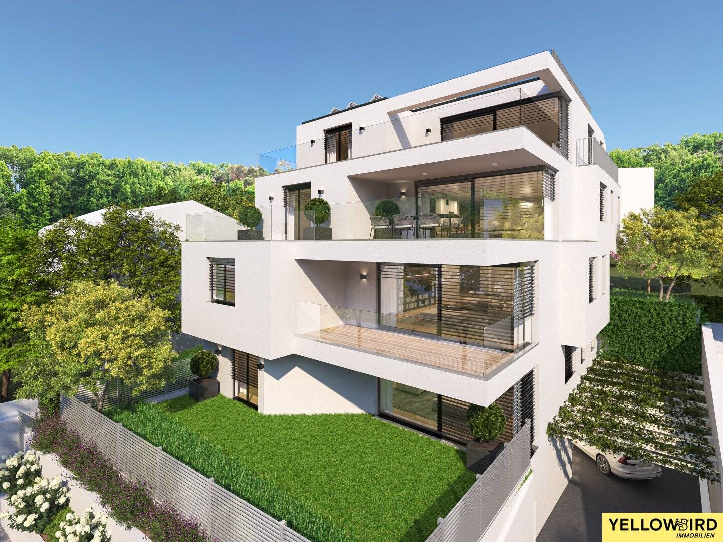 Wohnung Erstbezug Garten mit Terrasse