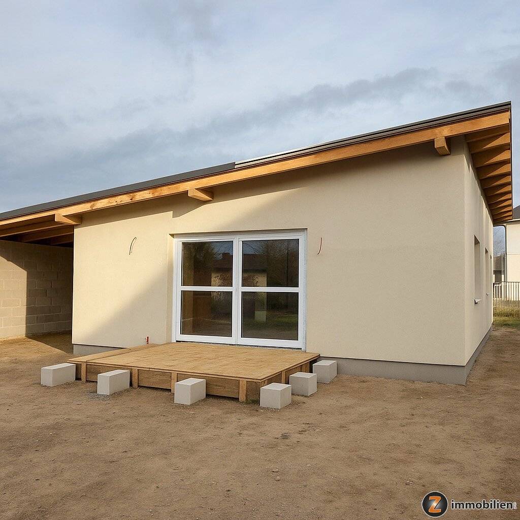 Neues Einfamilienhaus in Güssing, Burgenland: ca. 78 m², Garage