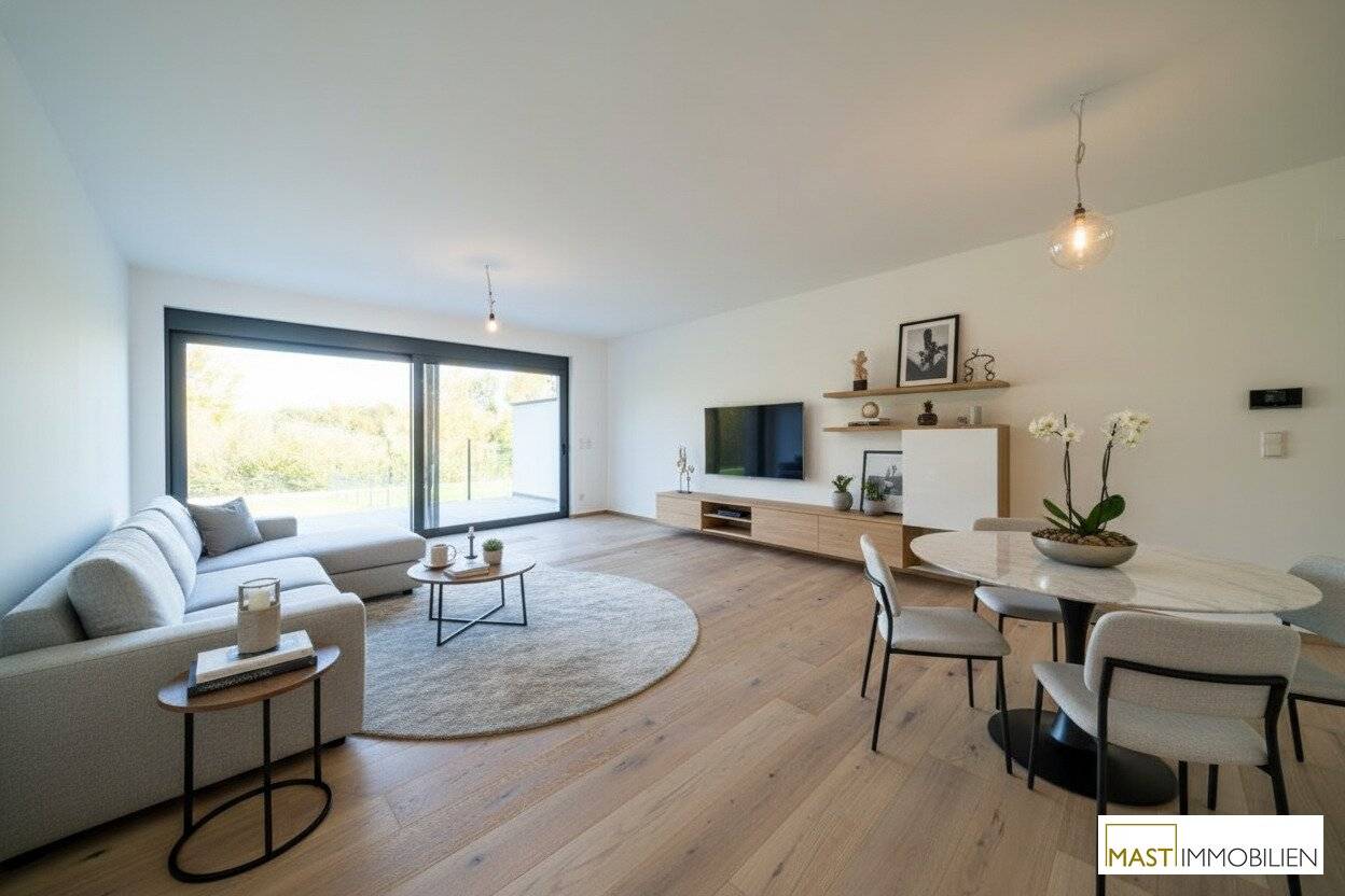 Doppelhaushälfte Neubau mit Wasserblick in Wieselburg-Land, 113,8 m²