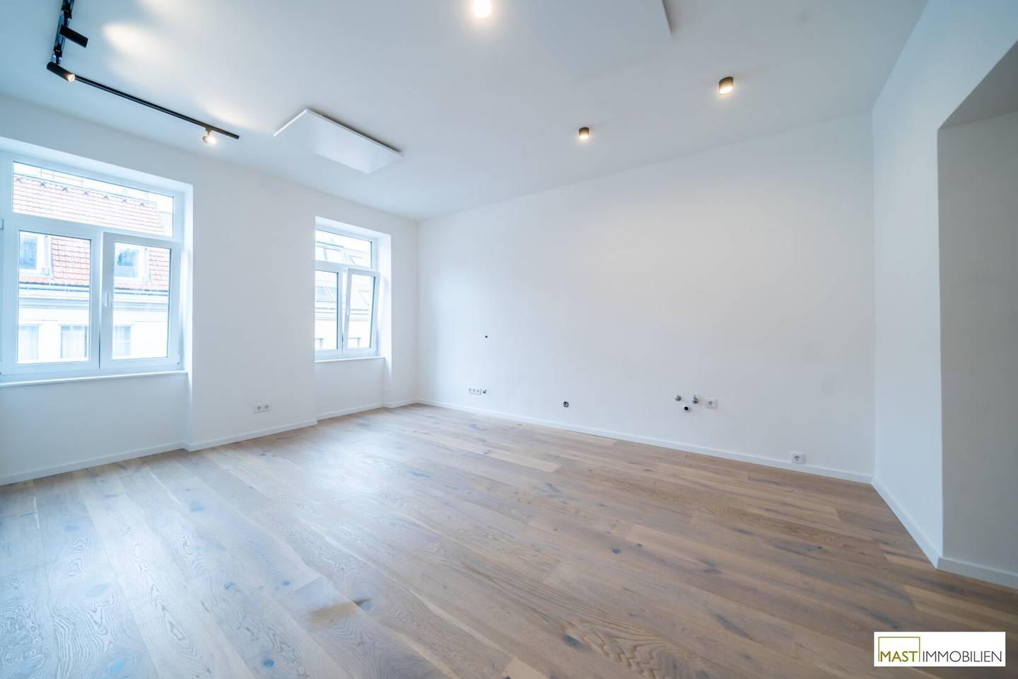 Old building apartment renovated near park