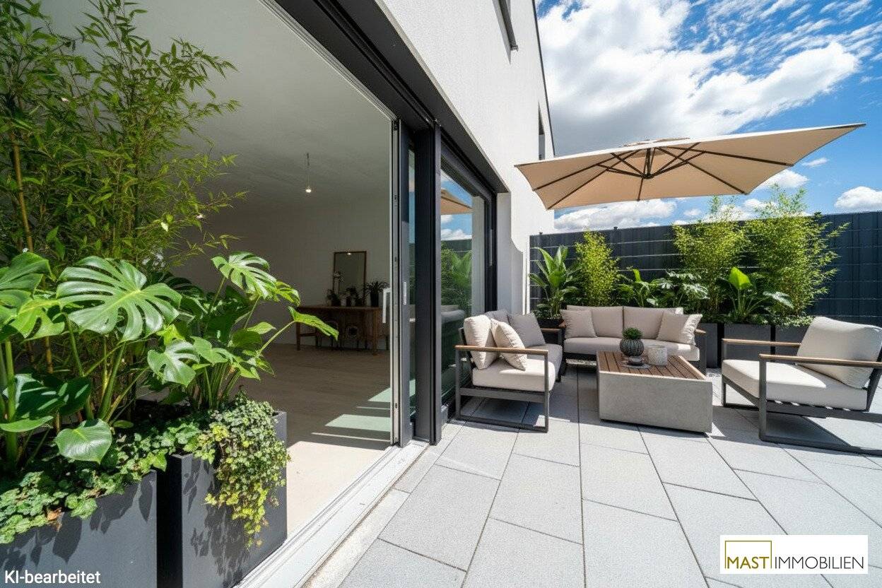 Finish ready semi detached house in a sought-after location with distant views of Wien