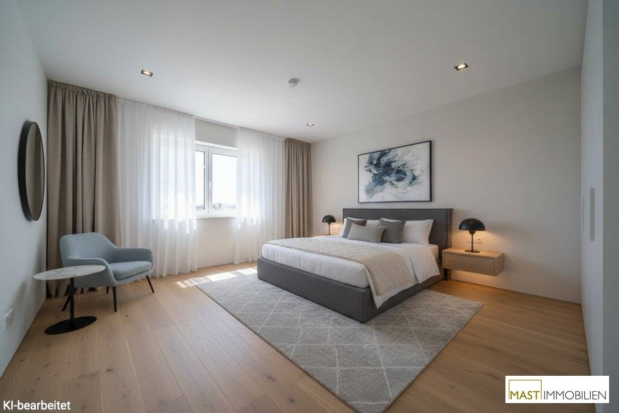 Finish ready semi detached house in a sought-after location with distant views of Wien