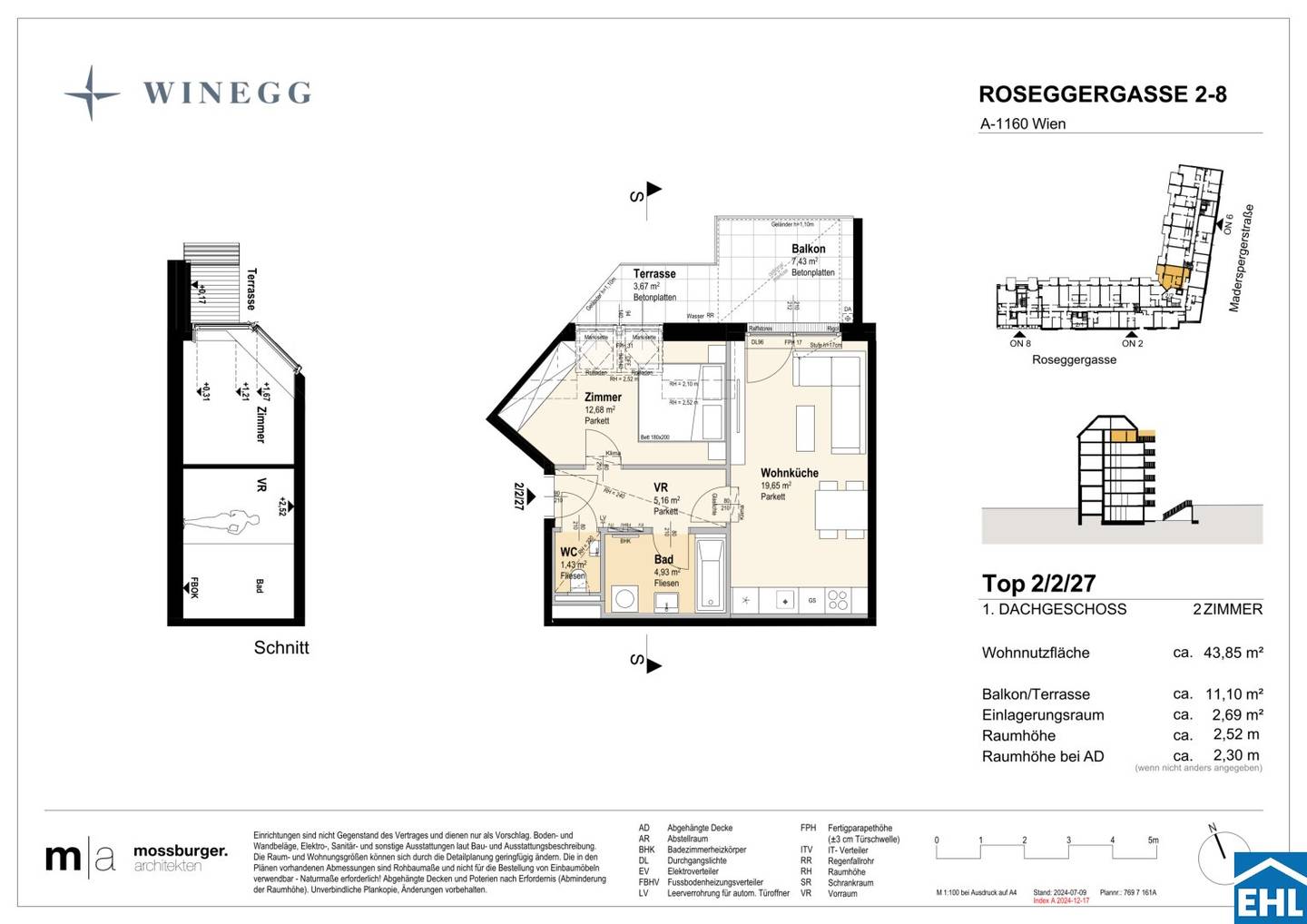 Vorsorgewohnung Gold Zertifizierung nahe U3 Balkon
