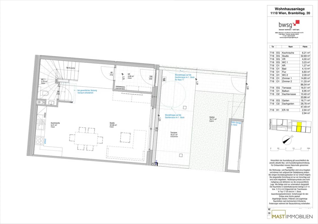 Townhouse w/ Roof Terr. Simmering