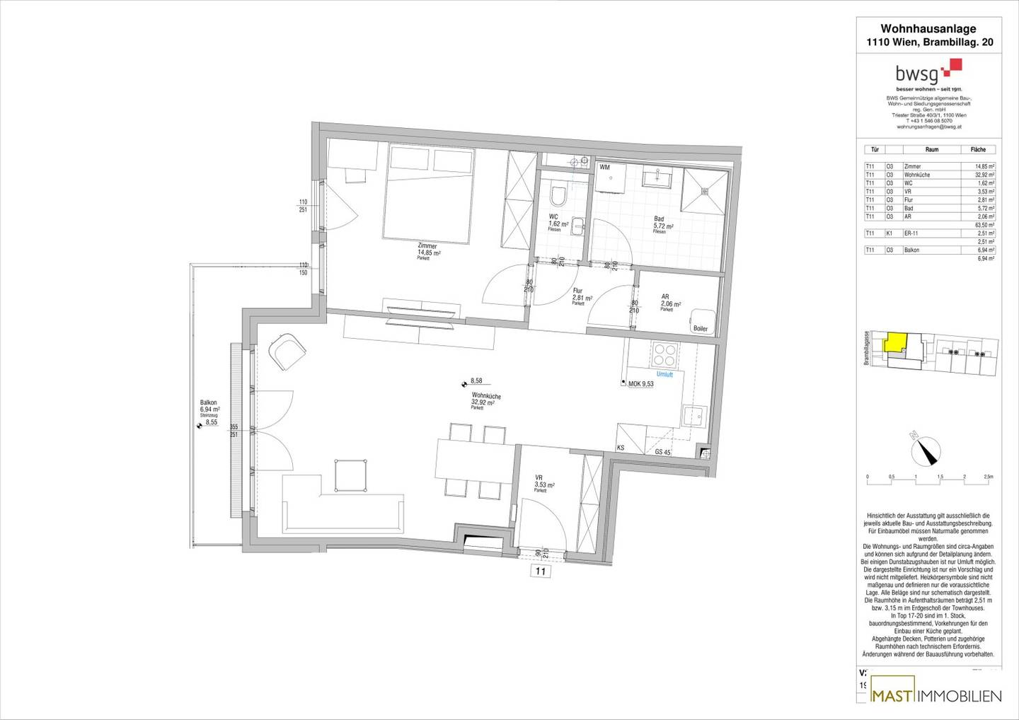 Wohnung Mietkauf Erstbezug Balkon