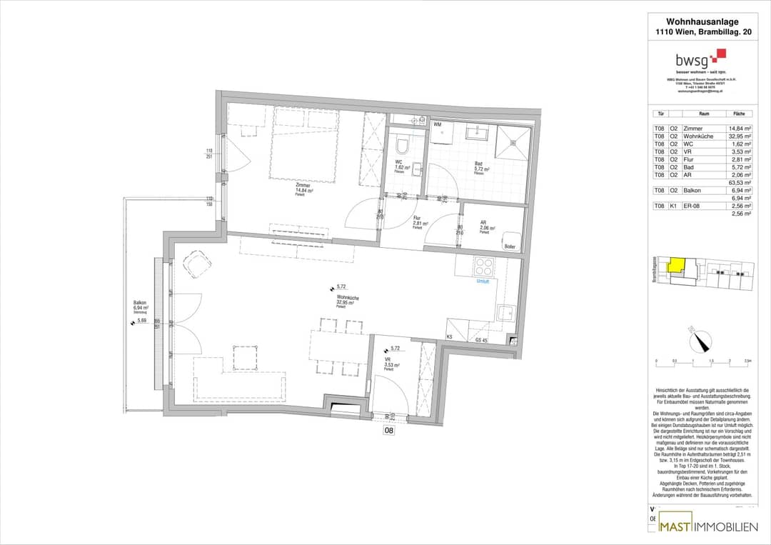 Provisionsfreie 2-Zimmer Wohnung in U3 Nähe!