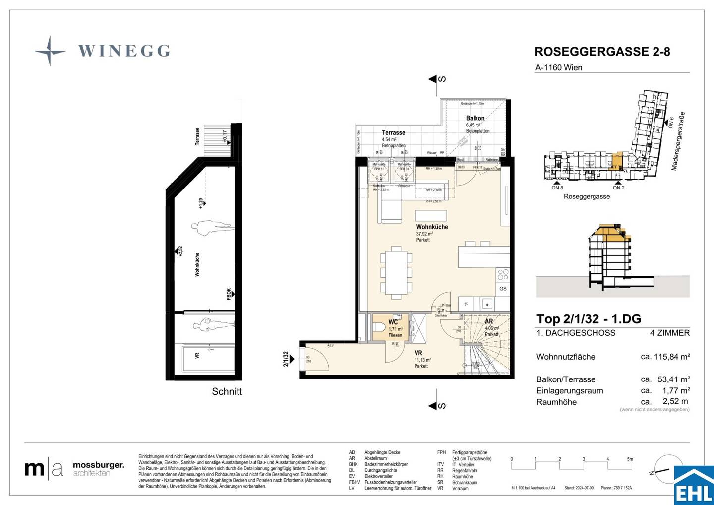 Dachgeschosswohnung city panorama