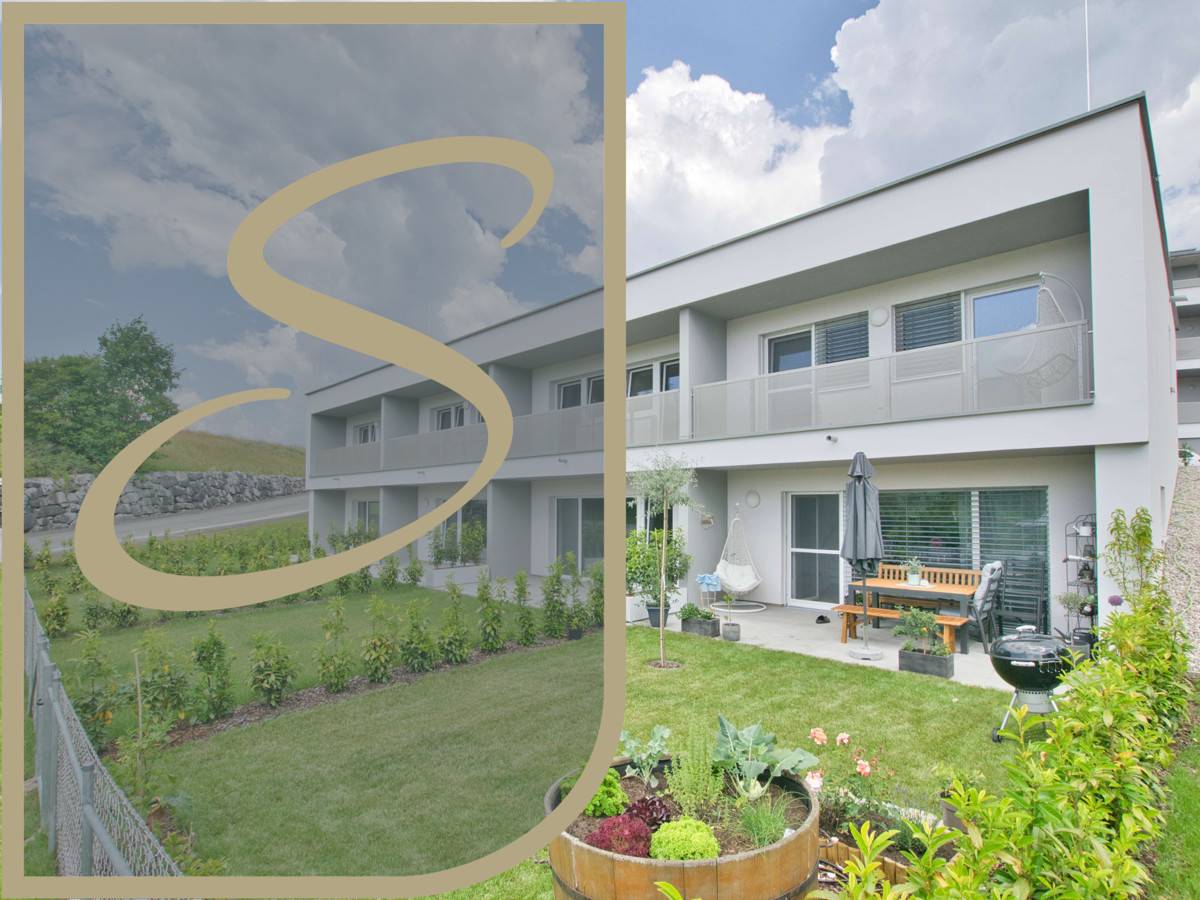 Maisonettewohnung mit Terrasse und Garten