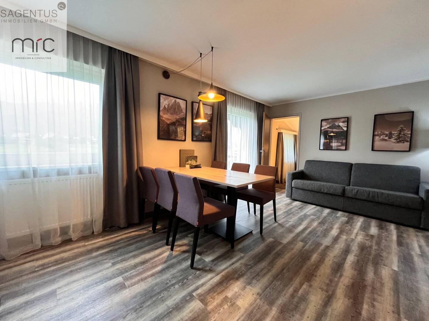 SUPER RETURN: Fully furnished LUXURY APARTMENT in Seefeld's top location now for sale