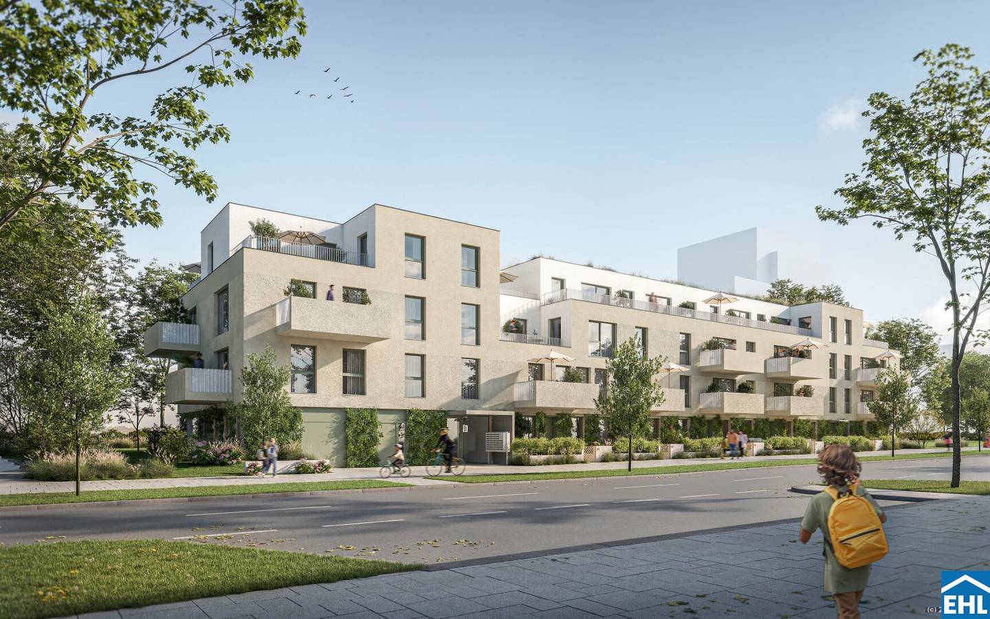 Wohnung Neubau Erstbezug Balkon Badeteich