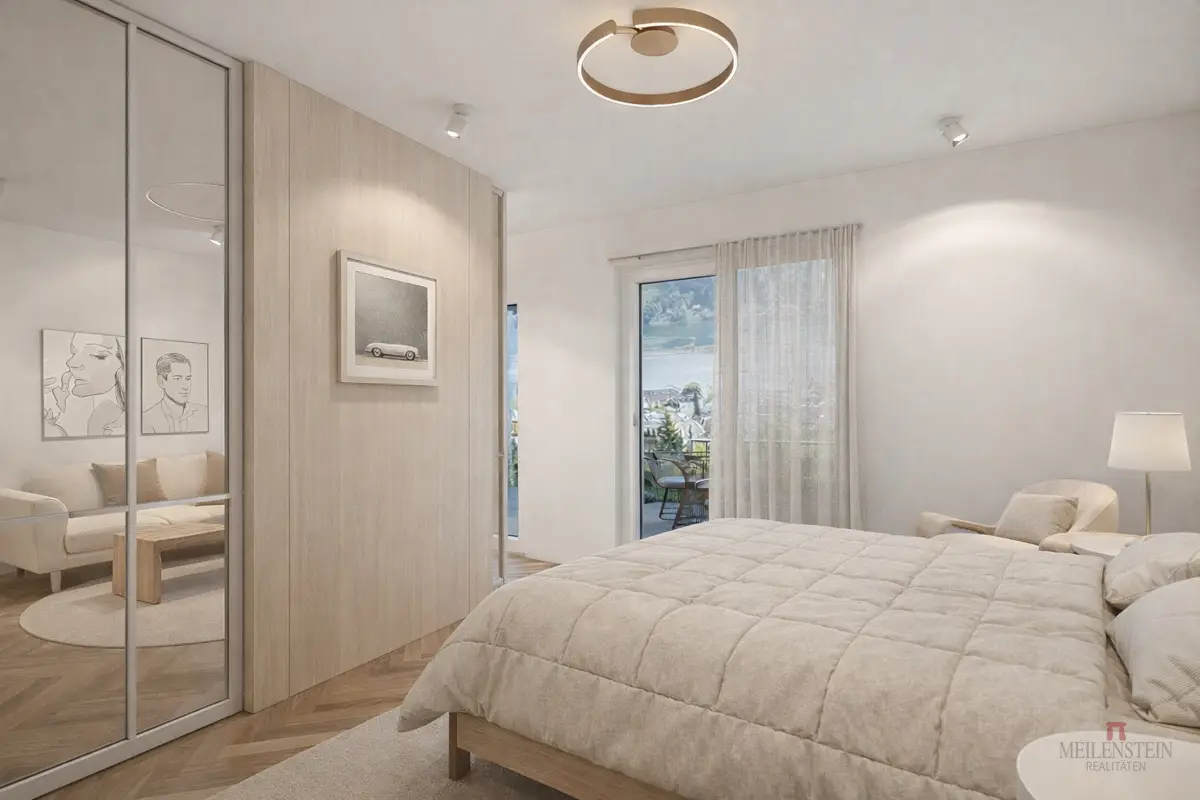 Ground floor apartment with lake view and terrace