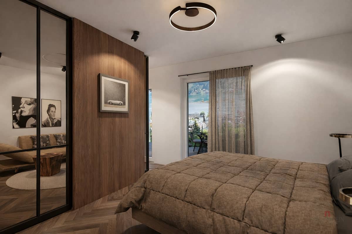 Wohnung with sea view and terrace in Millstatt