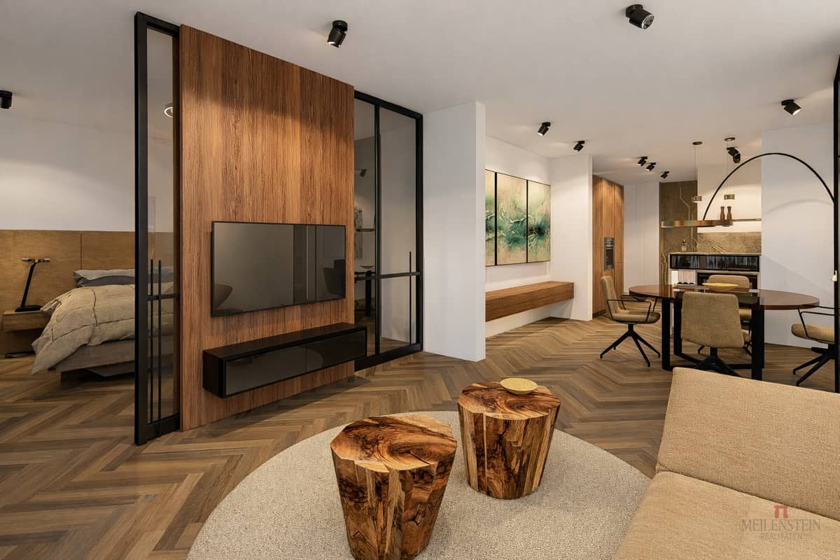 Wohnung with sea view and terrace in Millstatt