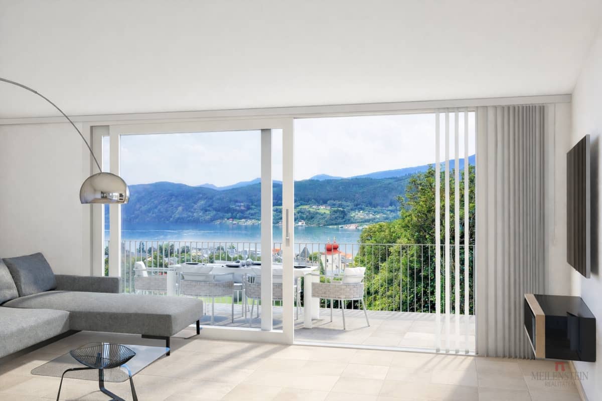 New build apartment with lake view and terrace