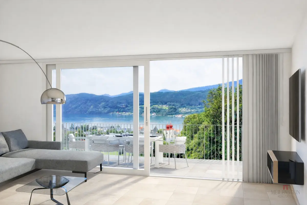 New build apartment with lake view and terrace