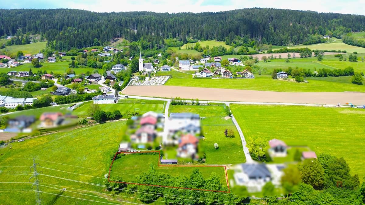 Zwei Baugrundstücke in Köstenberg bei Velden – ca. 1021 und 1160 m²