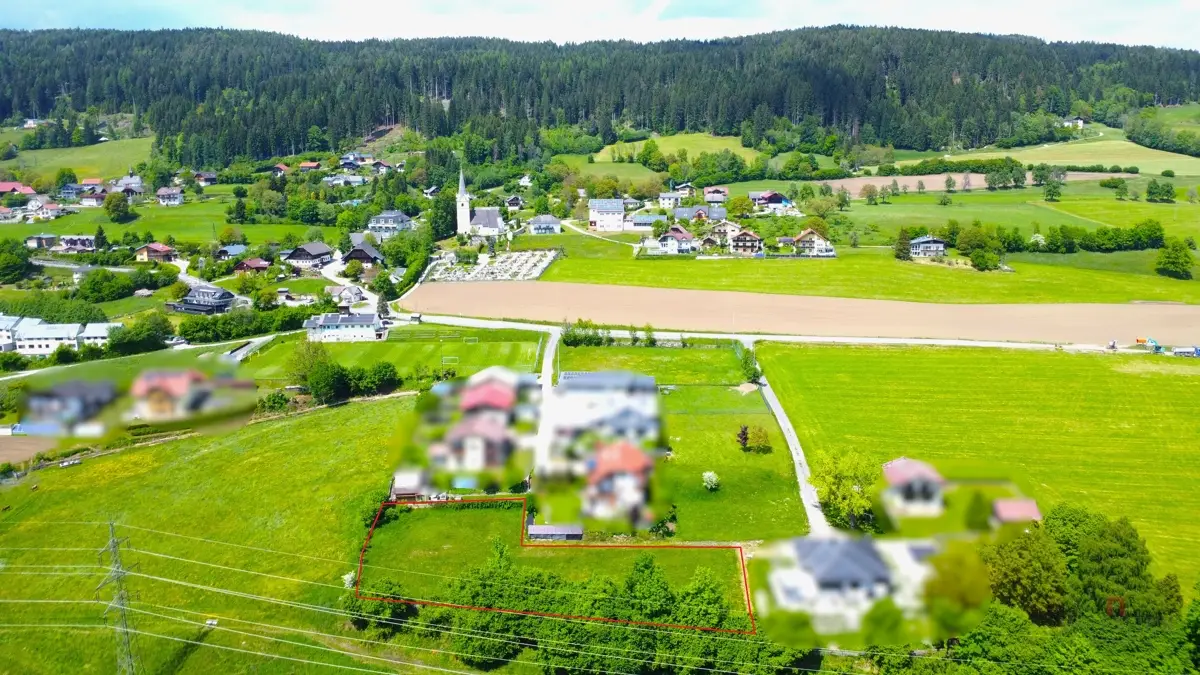 Zwei Baugrundstücke in Köstenberg bei Velden – ca. 1021 und 1160 m²