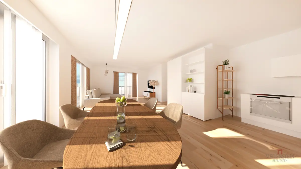 Apartment with large Southwest balcony Newly built