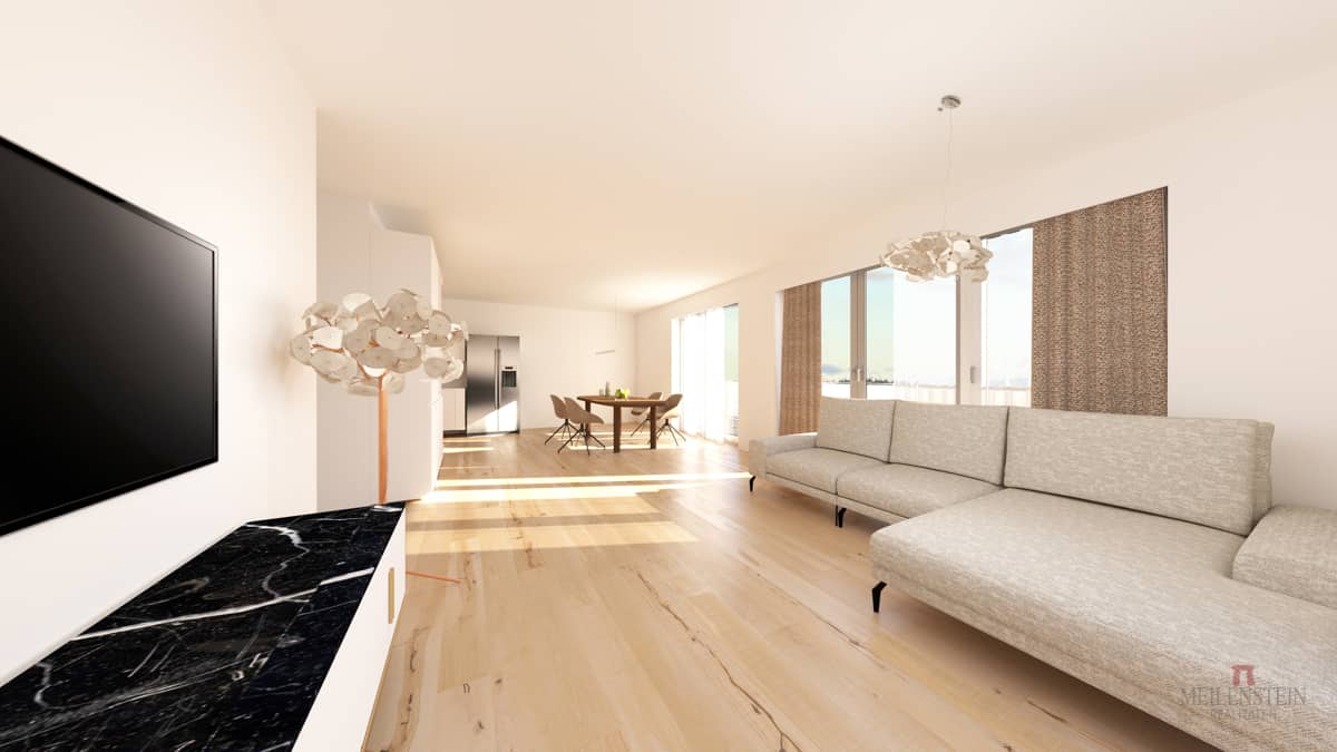 Apartment with large Southwest balcony Newly built