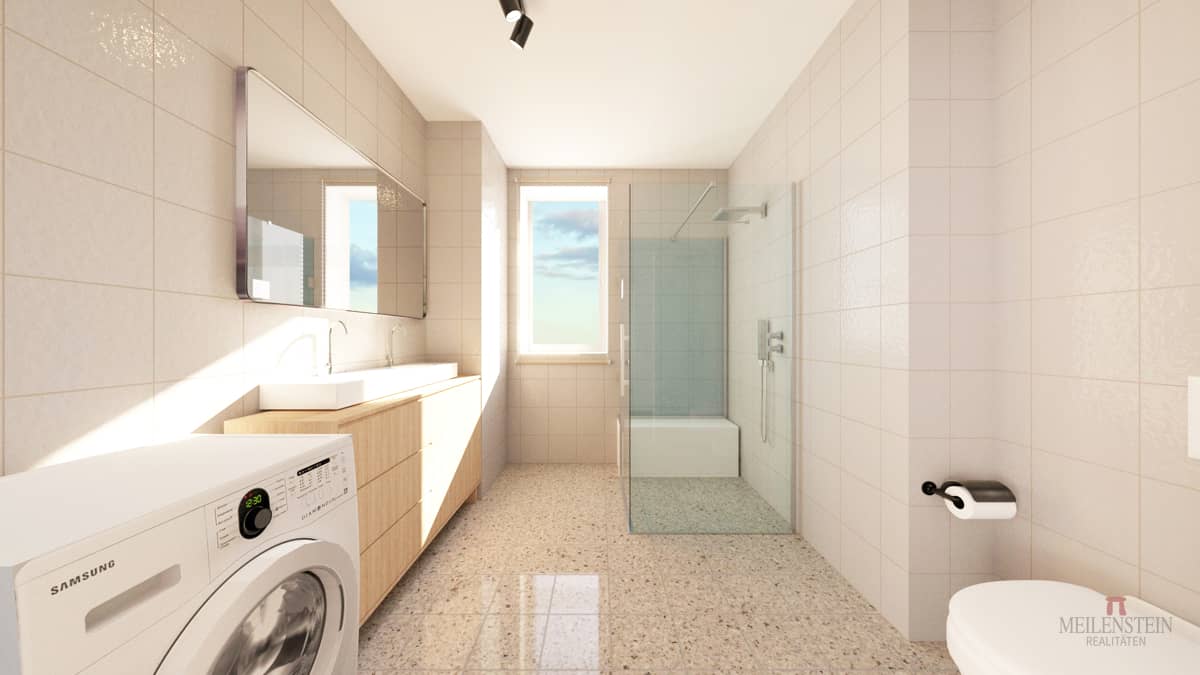 Newly built apartment with balcony and elevator