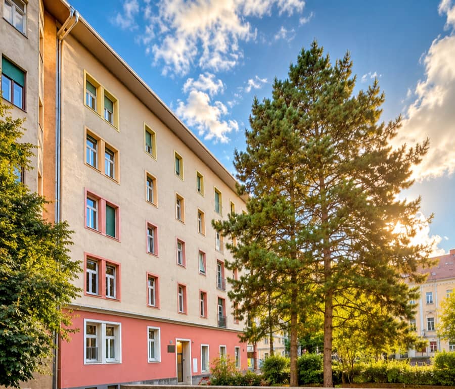 Altbauwohnung Balkon ruhiger Innenhof
