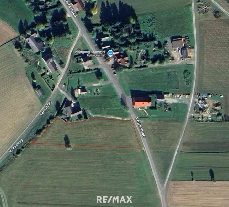 Grundstück in Voitschlag (NÖ): Grünland, 6.535 m², Vorsorgegrundstück