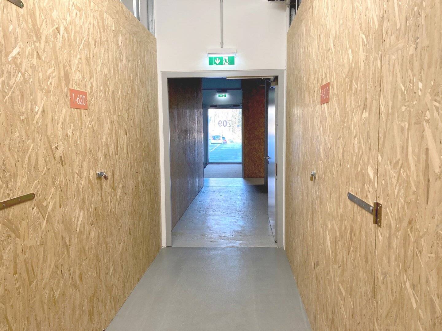 The large open plan warehouse