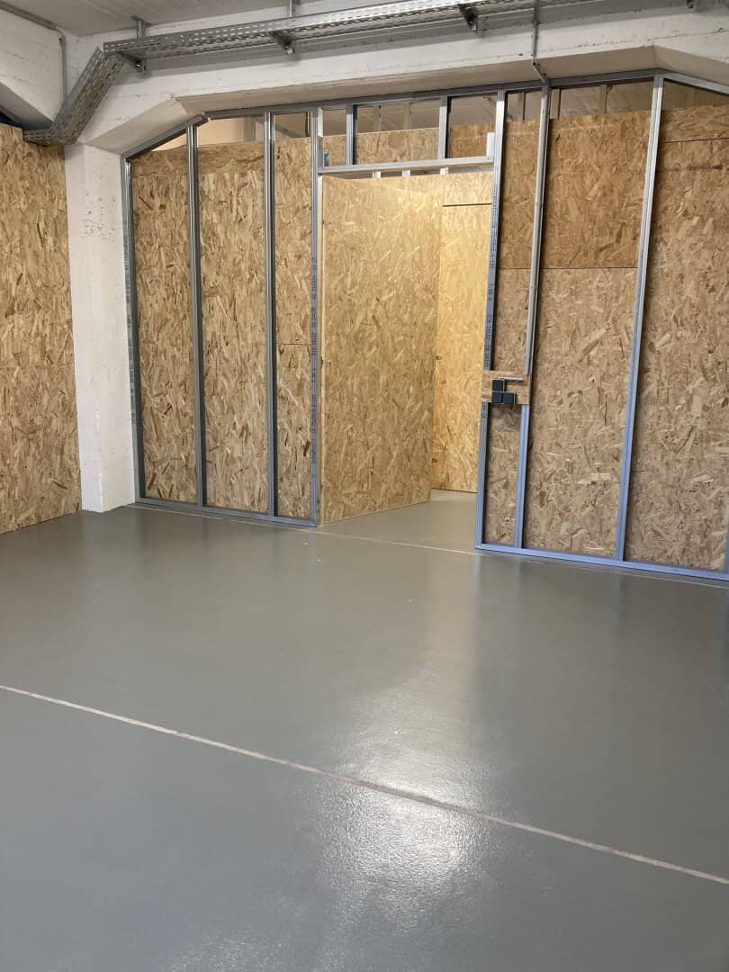 Different storage spaces